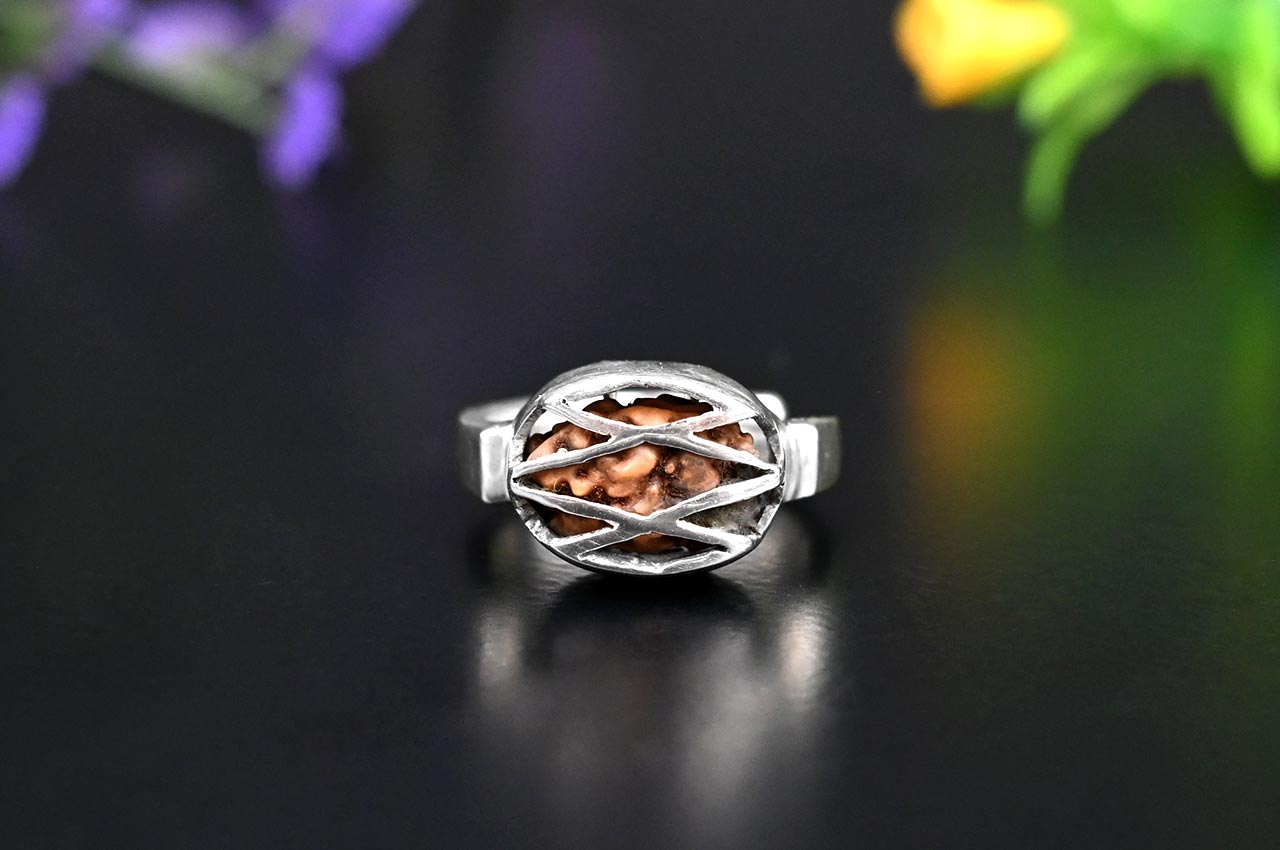 2 Mukhi Rudra Ring