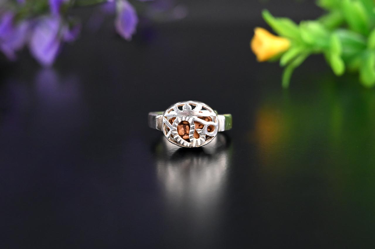 3 Mukhi Rudra Ring