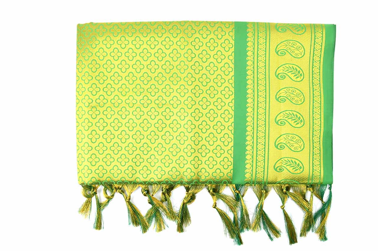 SIS19 Art Silk Shawl - Design IX