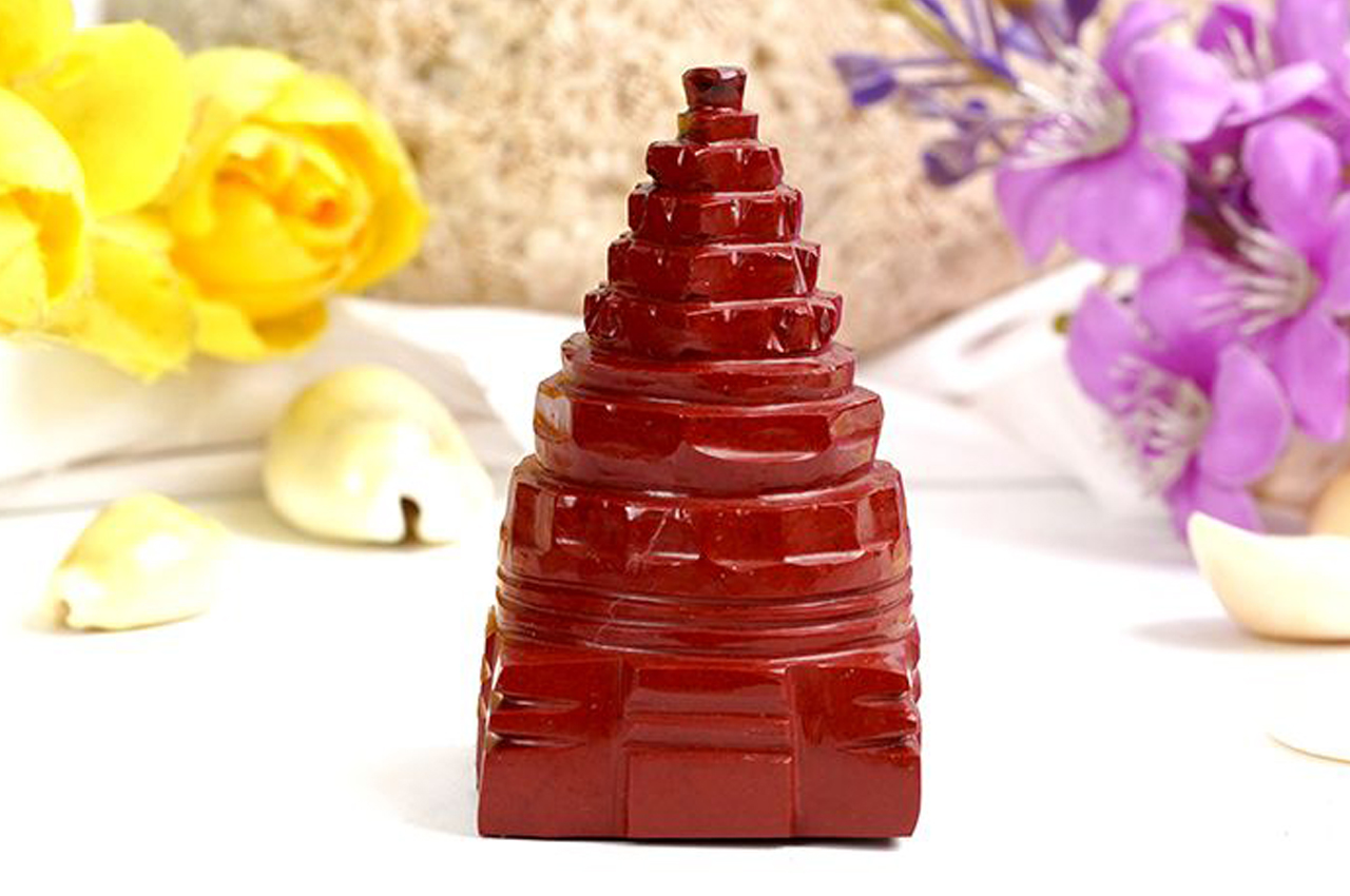 Shree Yantra in Jasper-67 gms