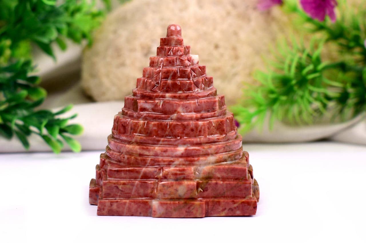 Shree Yantra in Jasper-148 gms