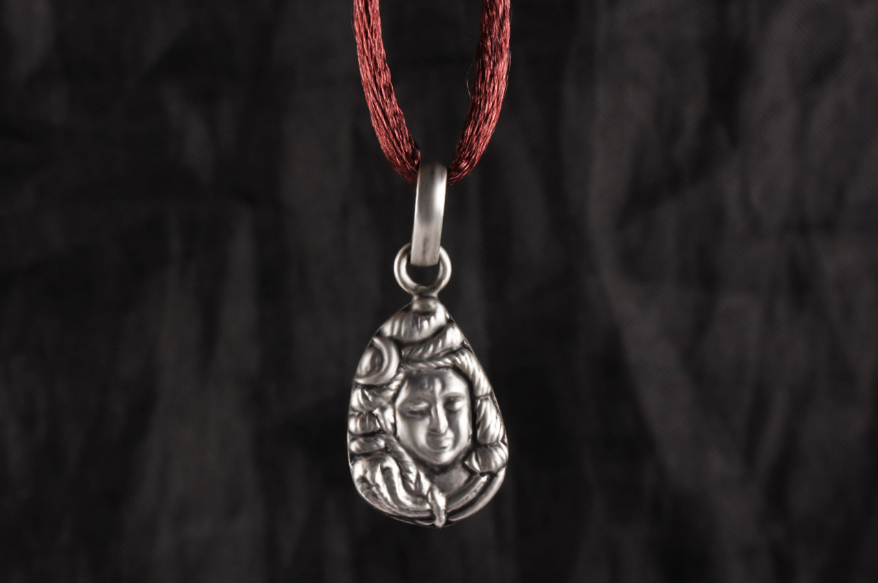 Shiva Locket in Pure Silver