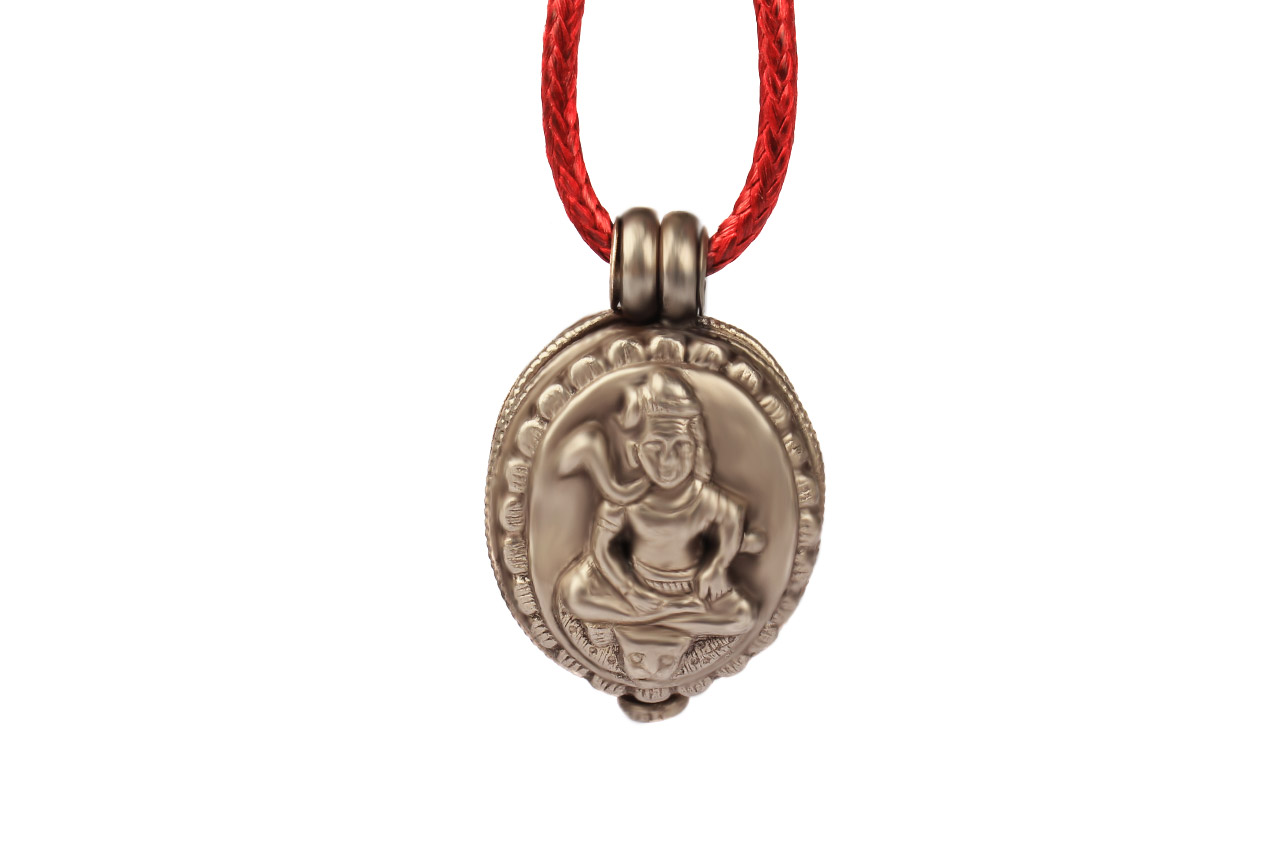 SL10 Shiva Locket in Pure Silver - Design XI