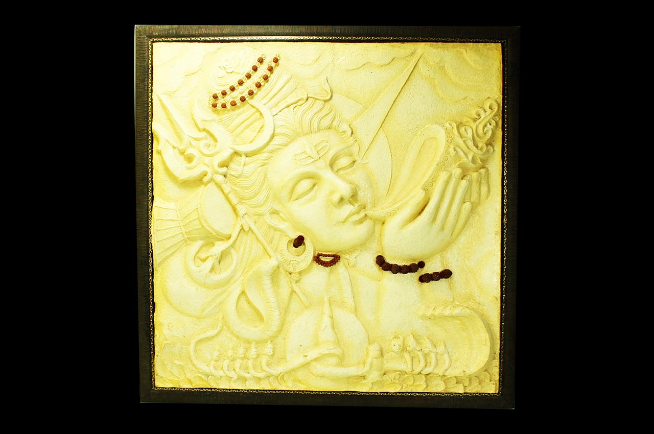 Neelkantha Shiva C-forex Fiber Wall Mural