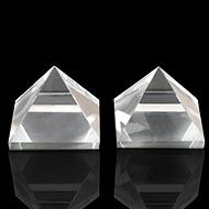 Sphatik Pyramid-Set of 2-27 gms