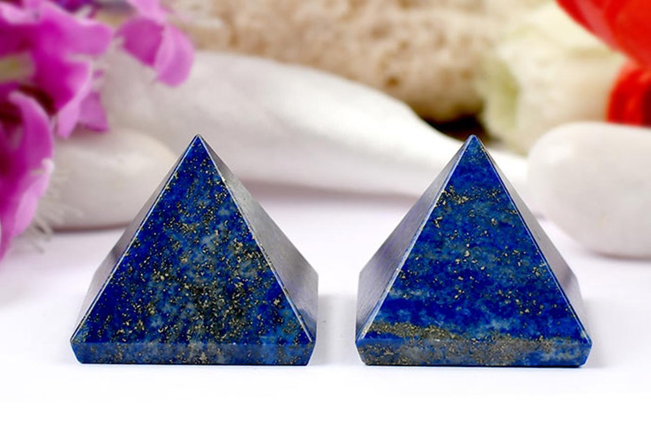 Lapis Lazuli Pyramid - Set of 2 - II