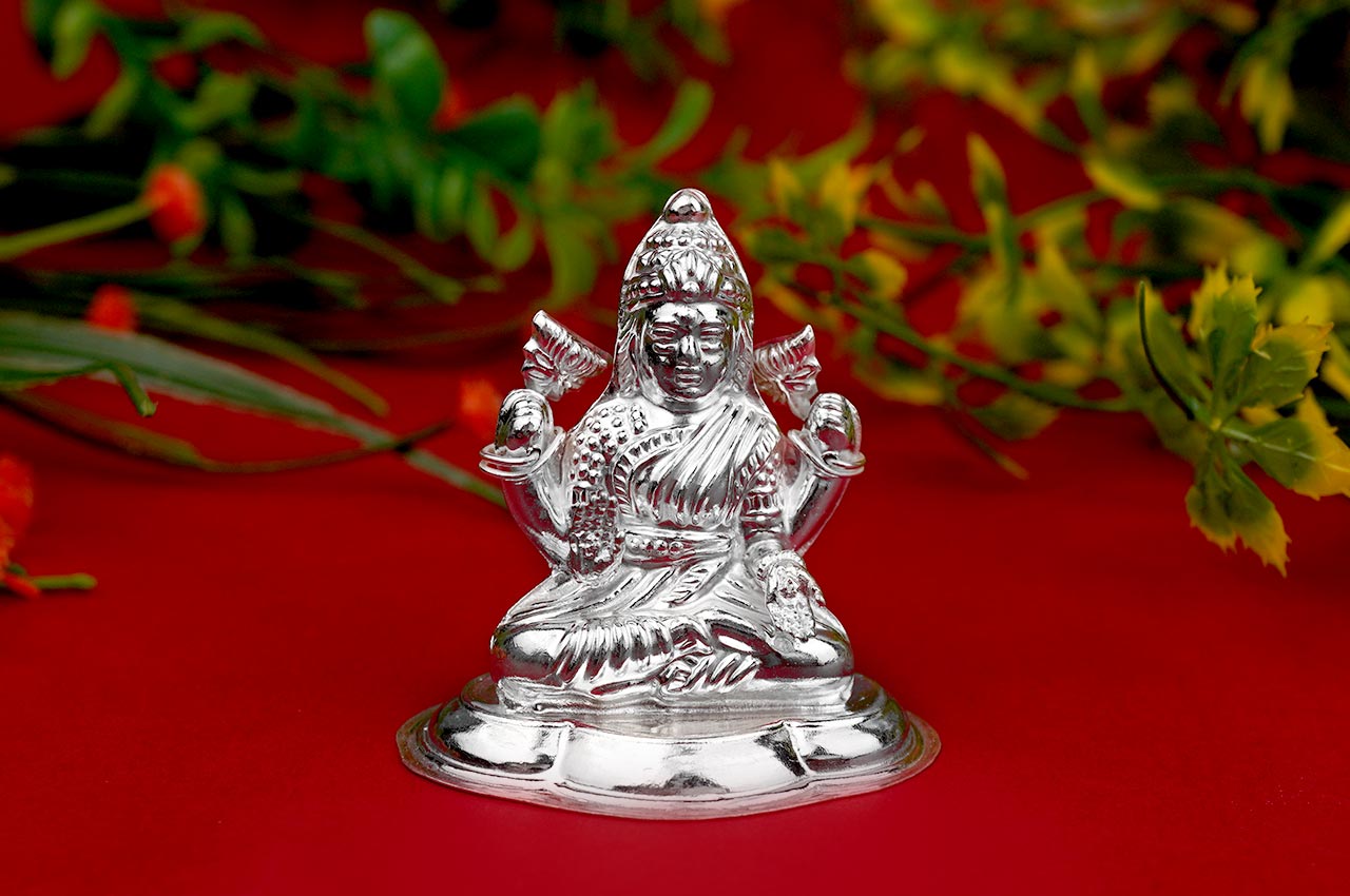 Mangala Laxmi in pure silver