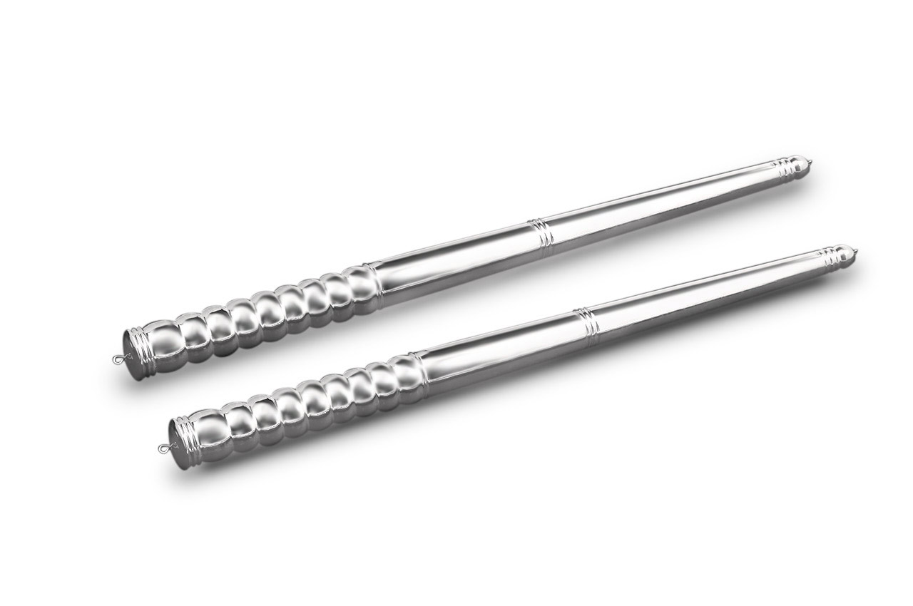 Dandiya Sticks in pure Silver