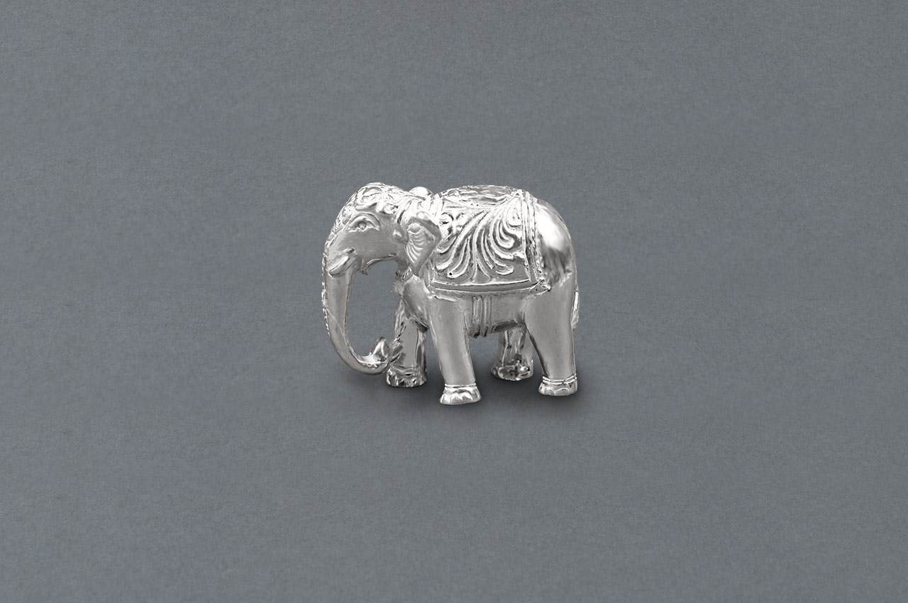 Buy Elephant Idol (925 Sterling Silver) from Rudra Centre