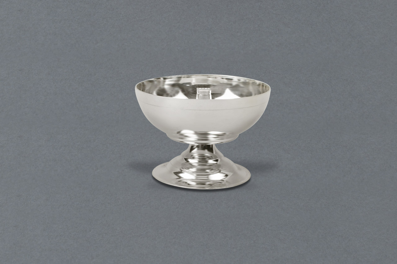 Plain Oil Lamp in pure silver