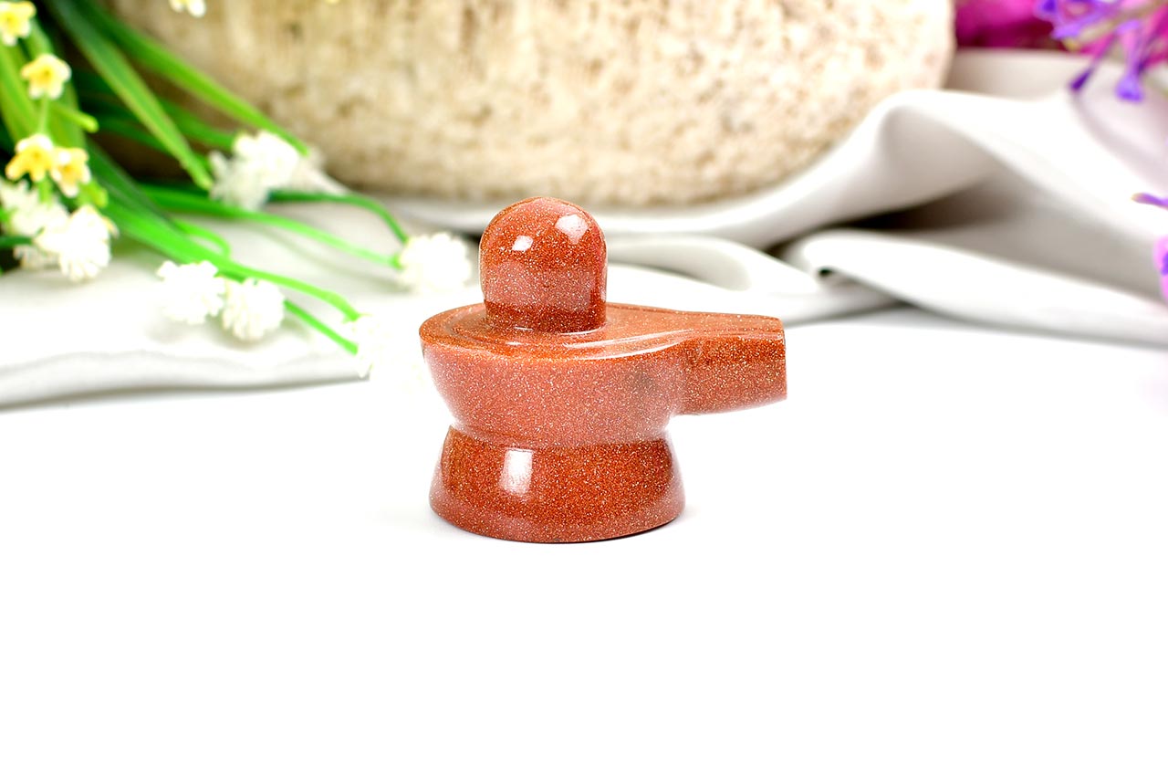 Sunstone Shivaling 52 gms