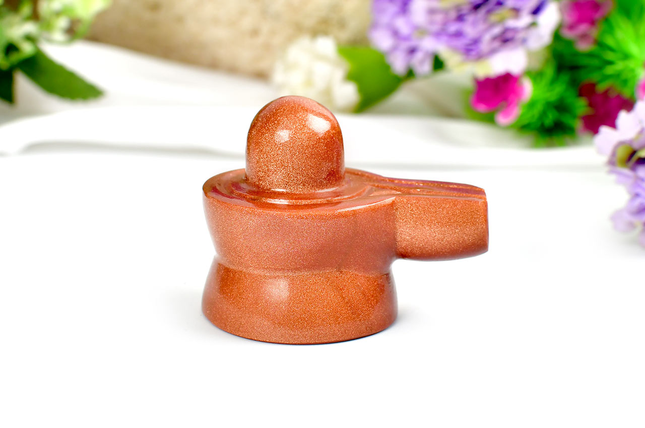 Sunstone Shivling 89 gms I