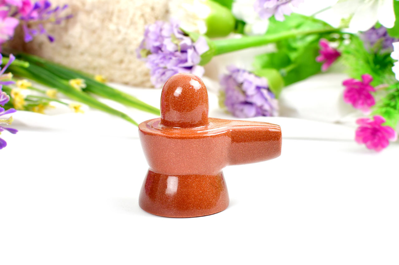 Sunstone Shivling 84 gms