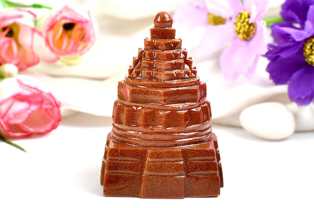 Shree Yantra in Sunstone-134 gms