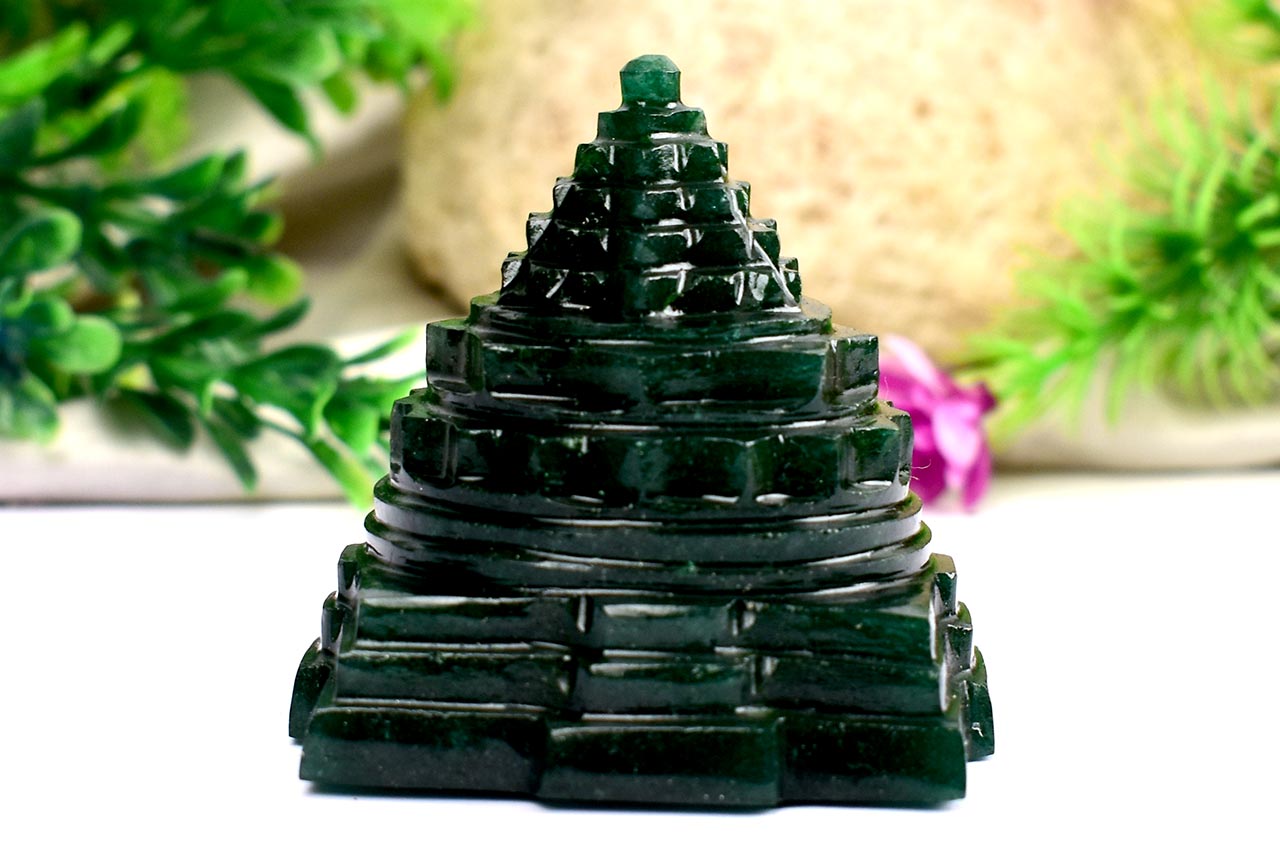 Green Jade Shree Yantra-222 gms