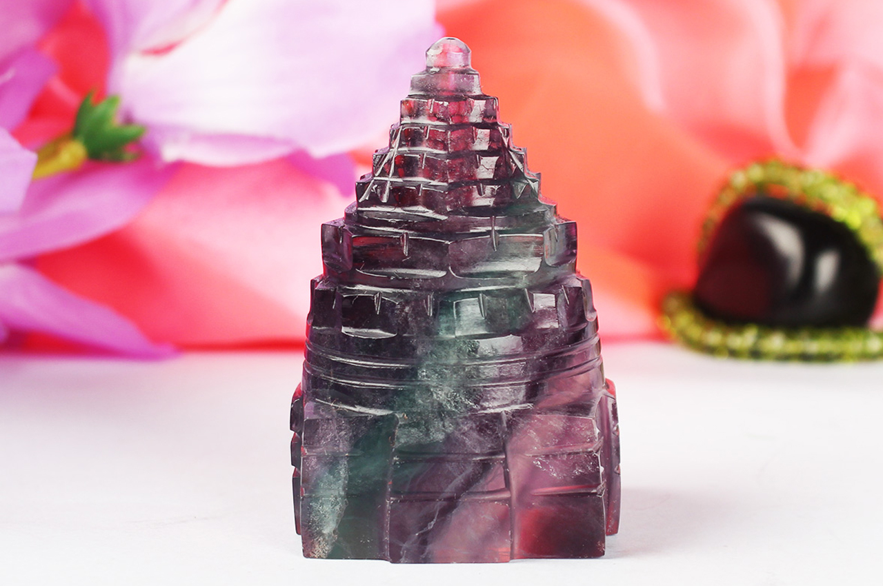 Fluorite Shree Yantra-108 gms