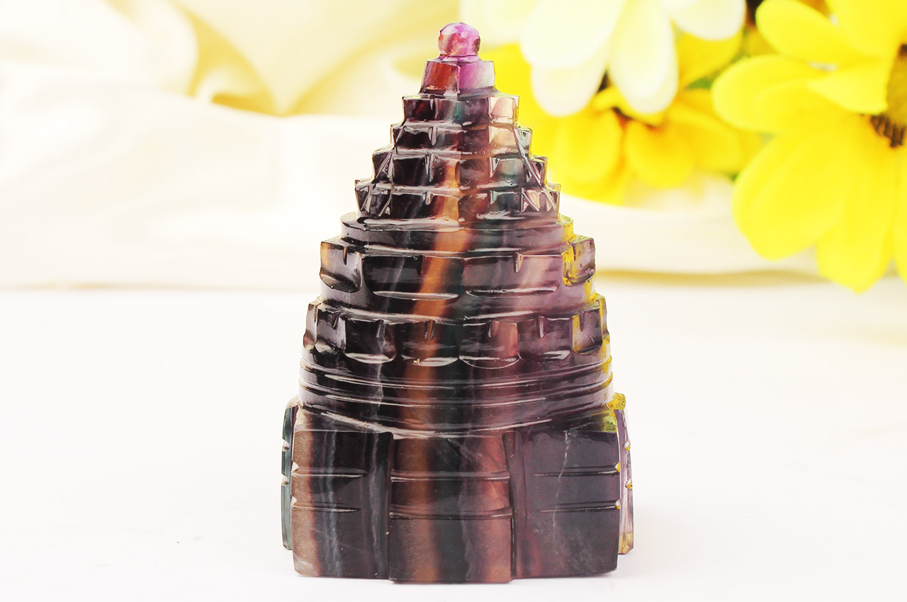 Fluorite Shreeyantra-152 gms