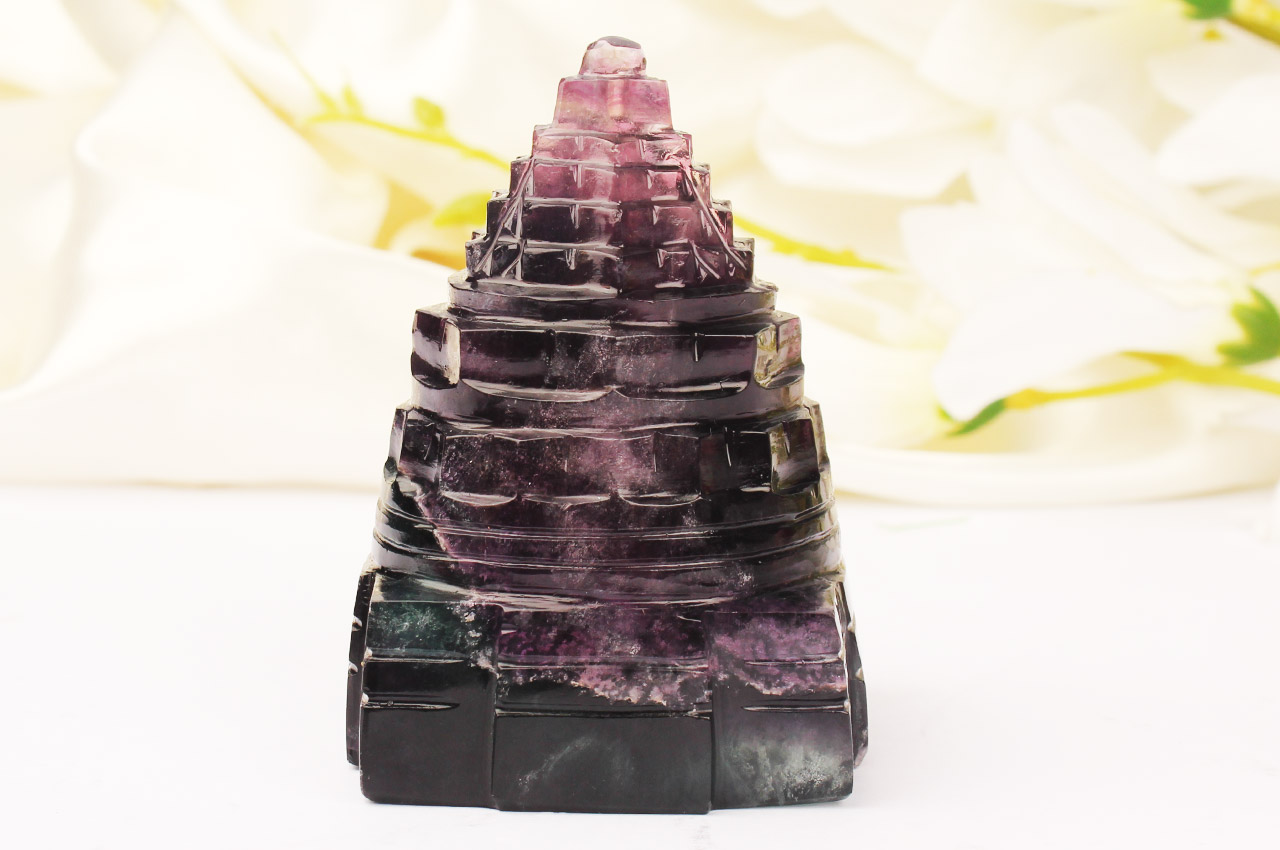 Fluorite Shreeyantra-249 gms