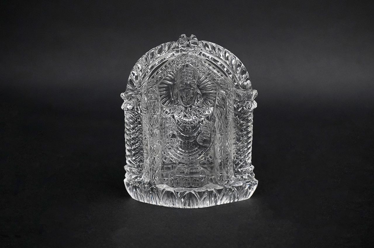 Tirupati Balaji in Natural Sphatik