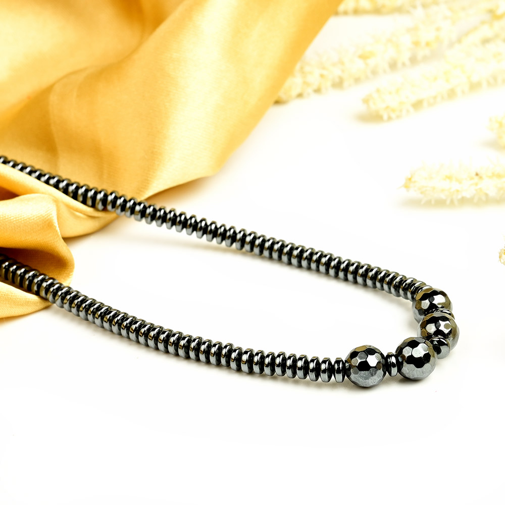 Hematite Beads Necklace