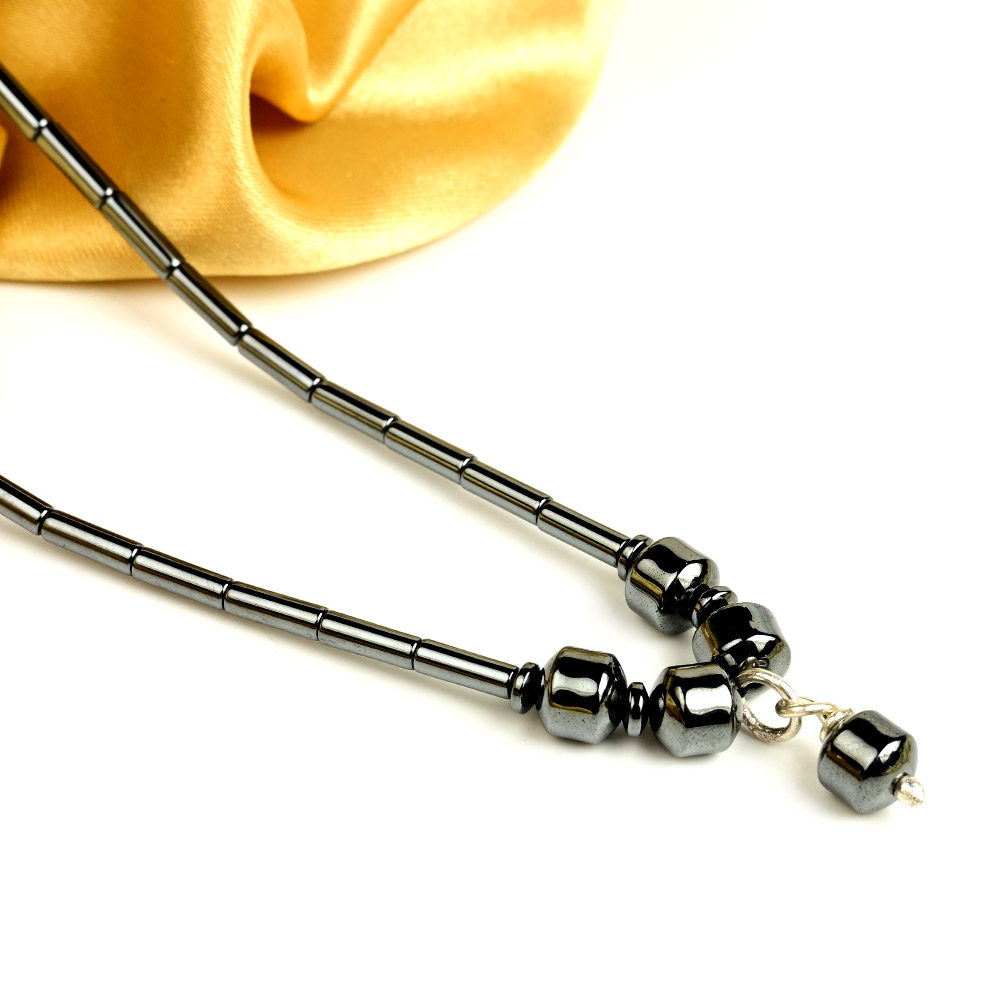 Natural Hematite Designer Necklace