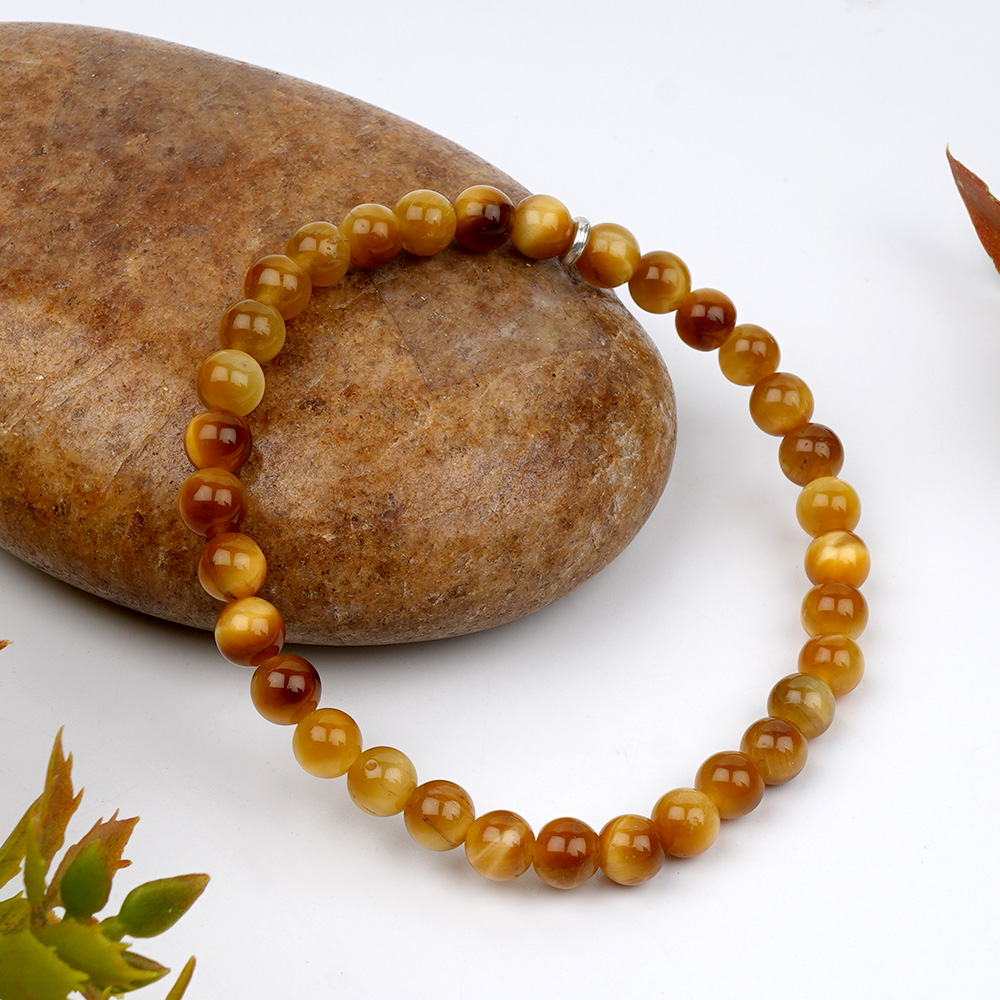 Brown Cats Eye Bracelet - 6 mm