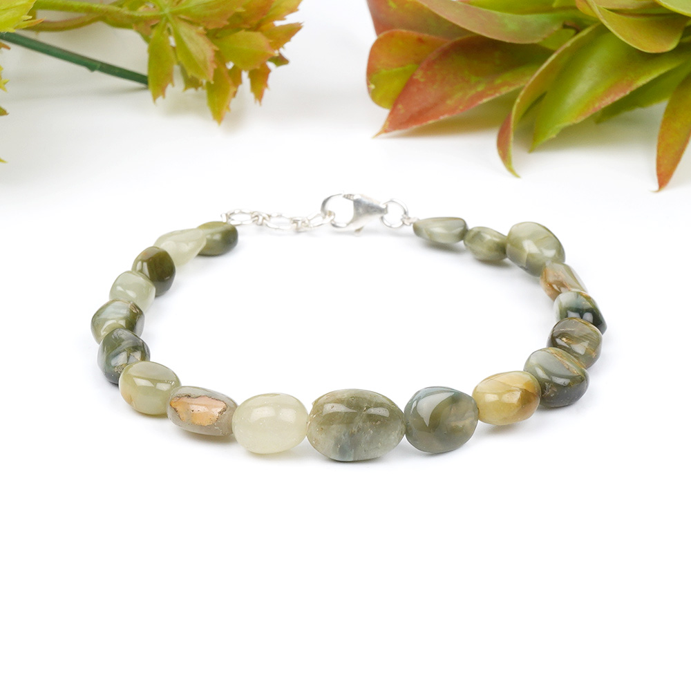 Cats Eye Oval Beads Bracelet