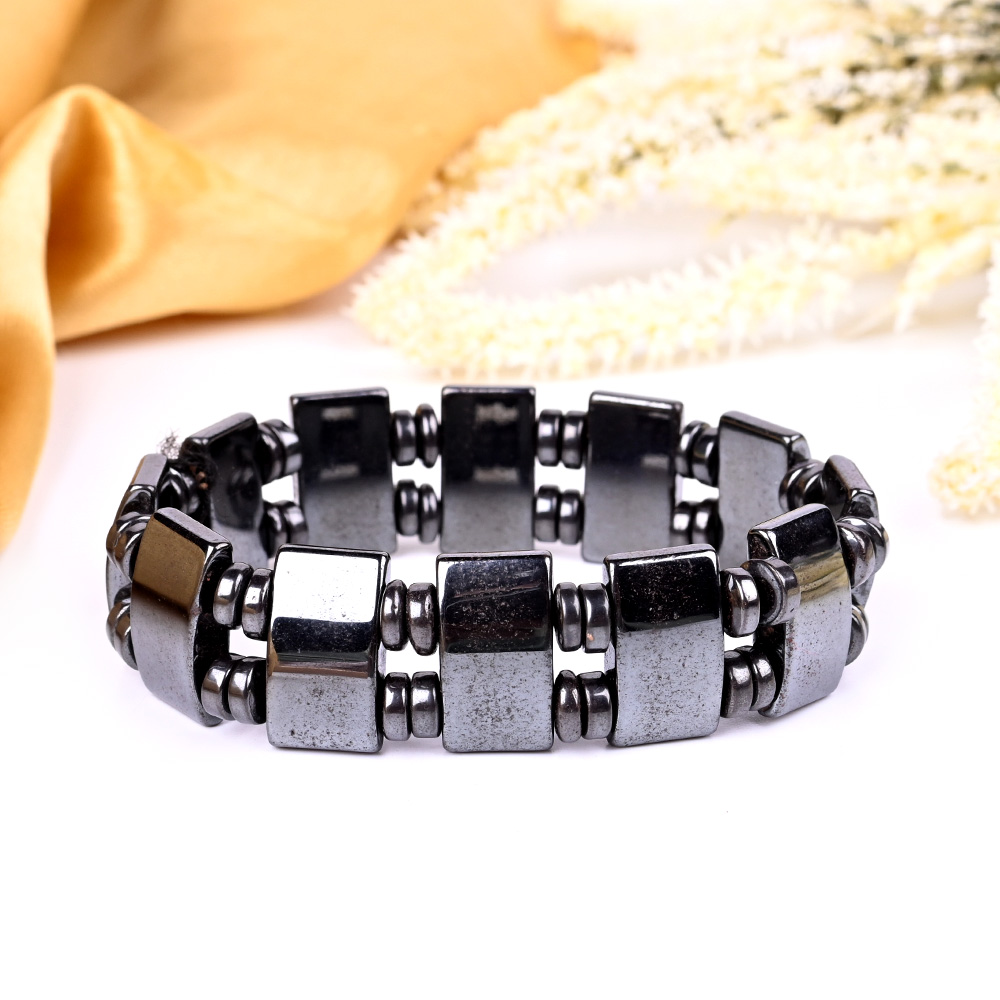 Natural Hematite Beads Designer Bracelet