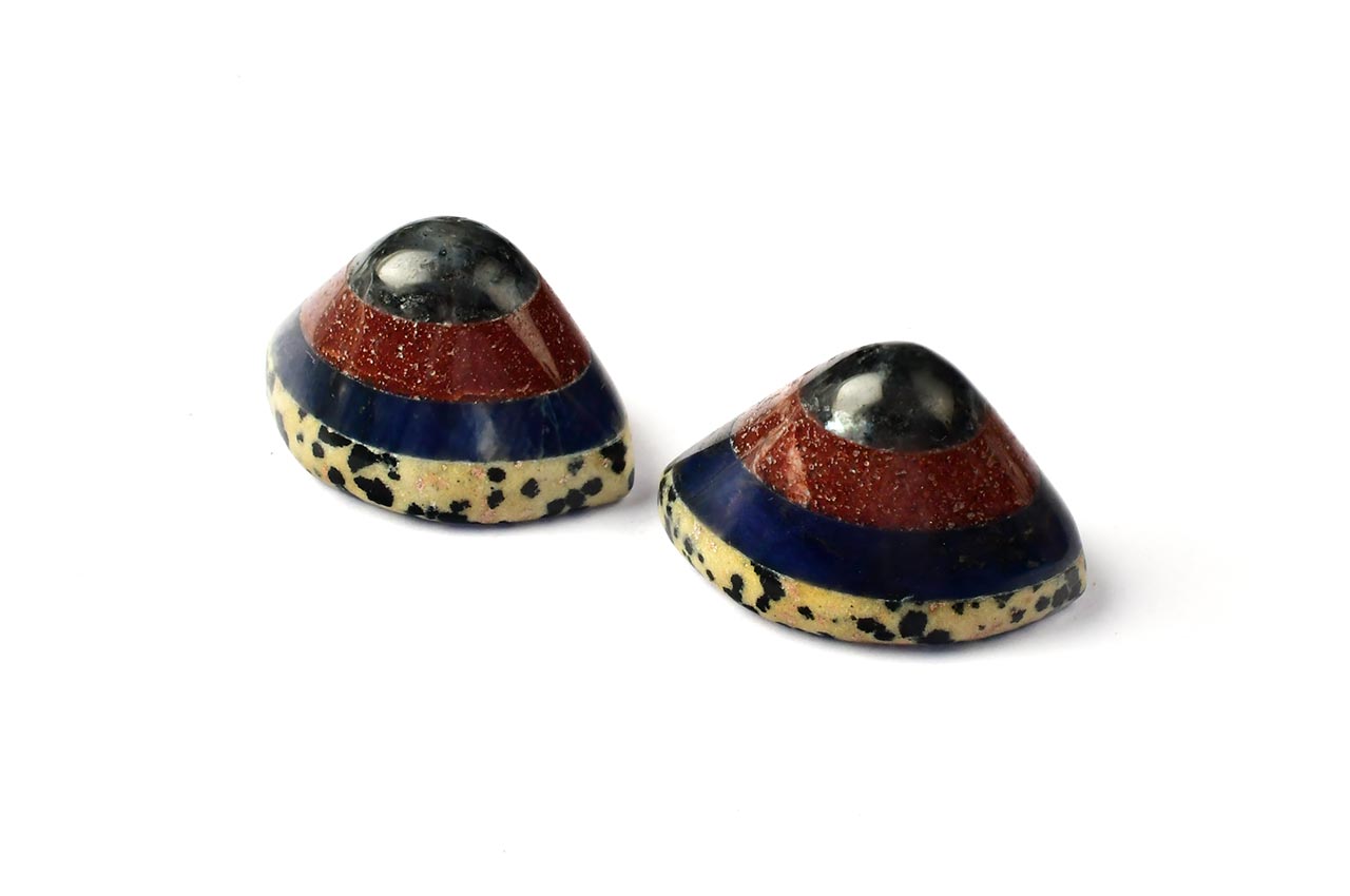 Sodalite Red Jasper Dalmatian Bonded Eye