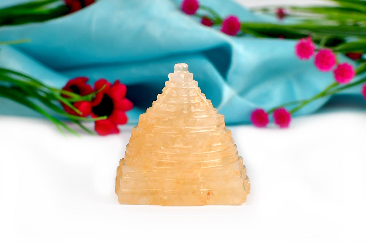 Yellow Jade Shree Yantra-58 gms