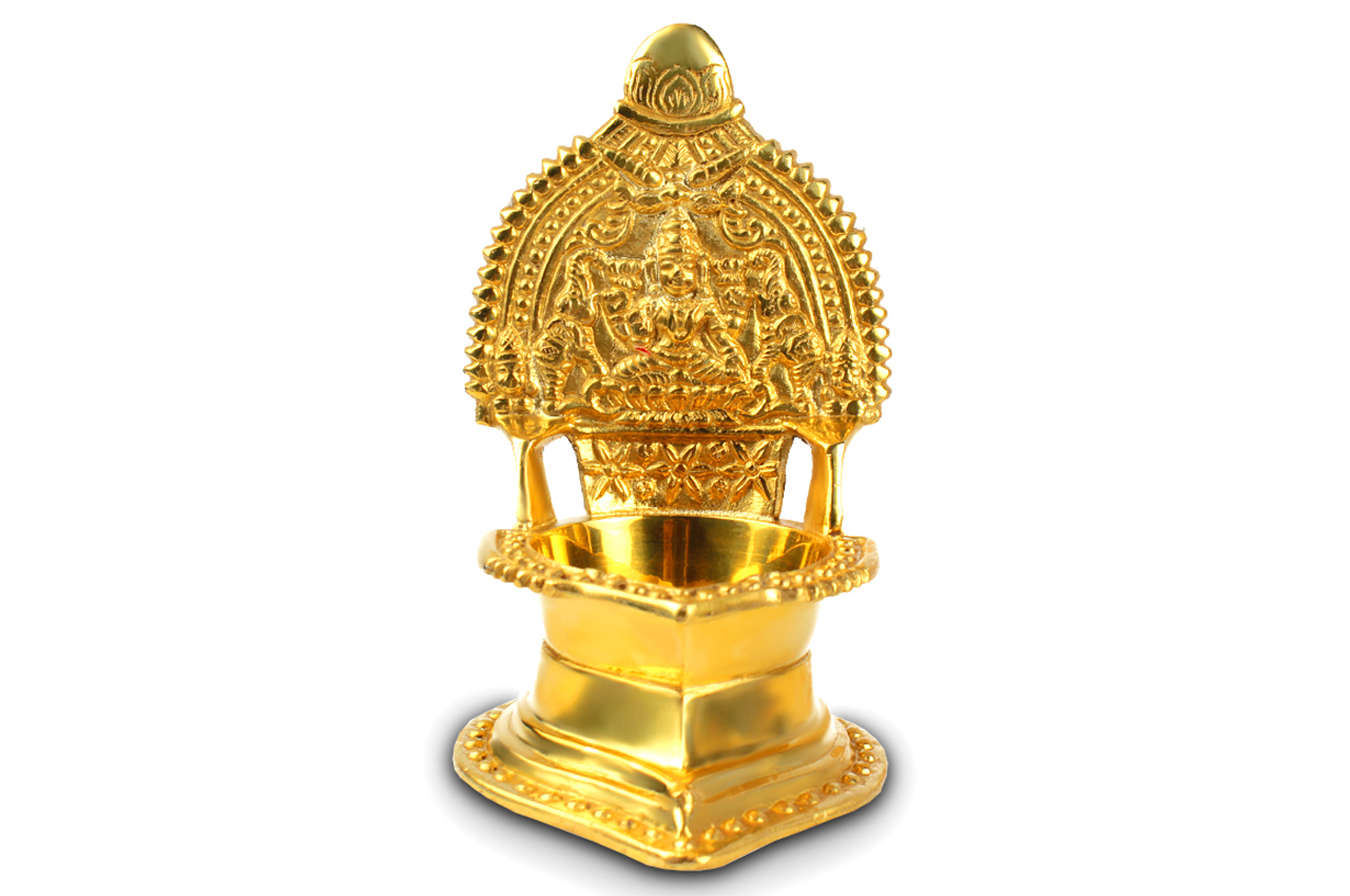 Dhanlaxmi Diya In Brass