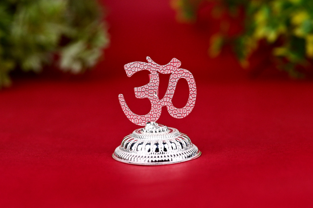 925 Sterling Silver OM Incense Agarbatti Stand