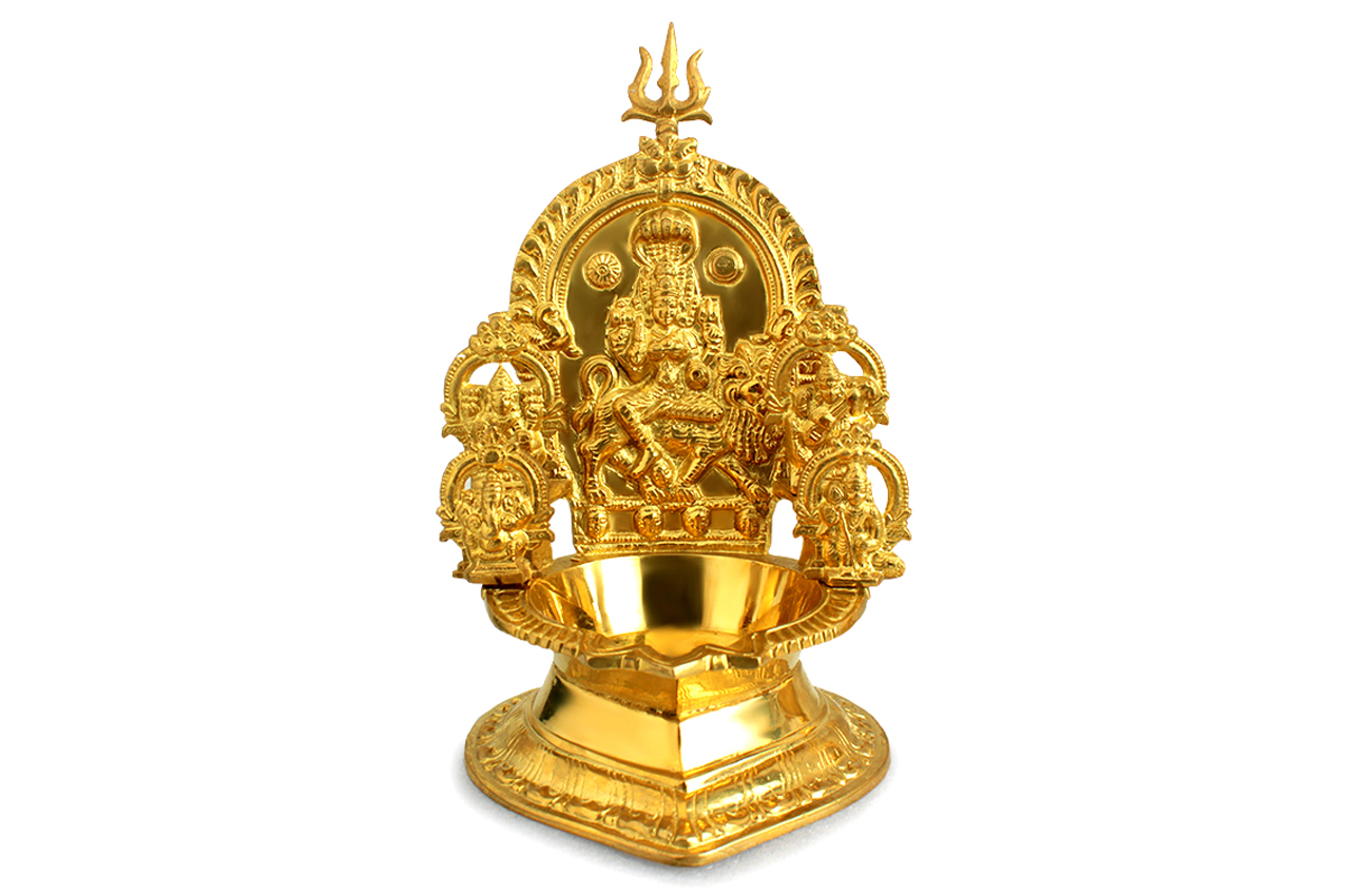 Mariamman diya in brass