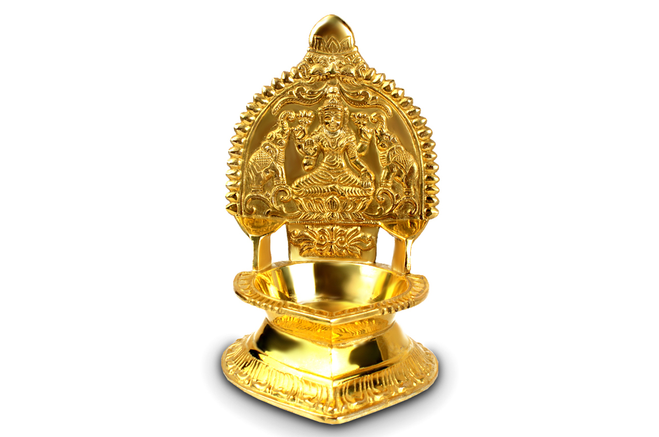 VijayaLaxmi Diya in brass
