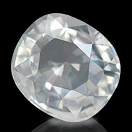 White Zircon - 3 to 4 Carats - Cushion