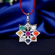 Navratna Pendant - Star Design