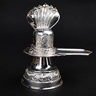 925 Silver Shivling with Sheshnaag