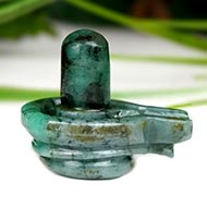 Emerald Shivlinga - 59 carats