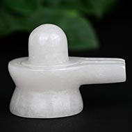 Snow Quartz Shivling - 94 gms