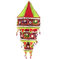 3 strip Hanging Lantern- Elephant