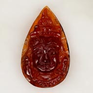 Gomed Shiva Face 33 carats