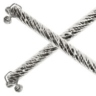 Silver Dandiya Sticks
