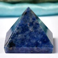 Blue Sodalite Pyramid - I