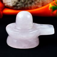 Rose Quartz Shivling - 88 gms