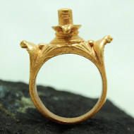 Shivling Ring in brass