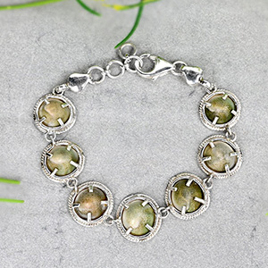 Gomati Chakra in Silver Bracelet