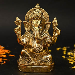 Vinayak Ganesha in Brass