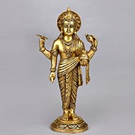 Dhanvantri (God of Medicine) Brass Idol