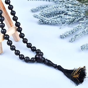 Karungali Black Ebony Mala - 10 mm