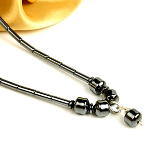 Natural Hematite Designer Necklace